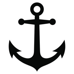 anchor on white background