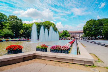 The view of Ueno Park in Tokyo