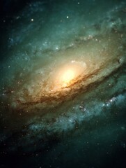Fototapeta premium Premium High-Quality Spiral Galaxy Telescope Image in Deep Space for Modern Astronomy Education and Inspiring Scientific Discovery Campaigns
