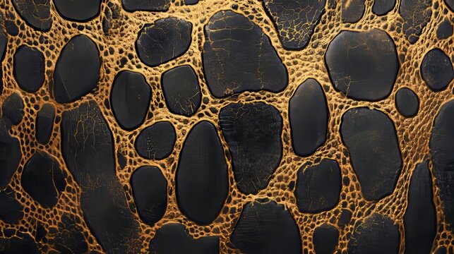A luxury animal leather pattern from snake or crocodile skin