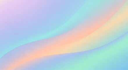 Pastel Wave Gradient Background with Smooth Transitions and Dreamy Aesthetics