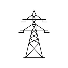 power line line art