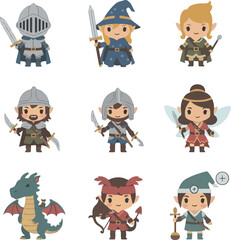 Fantasy Character Collection: RPG Game Assets