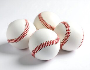 Four baseballs clustered close together (1)