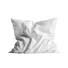 White Pillow Mockup Soft Fabric isolated on a transparent background image