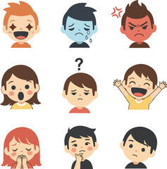 Cartoon Faces: Expressing Emotions