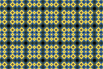 Seamless Background Luxury Art Textile Interior Perspective Fabric Symmetric Cloth Wallpaper Texture Template Tile Digital Design Endless Shape Graphic Visual Decoration Geometric Fashion Pattern.