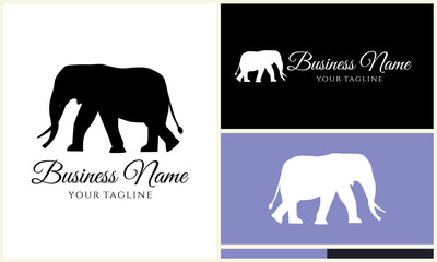 Elephant Logo Design Variations. (2)