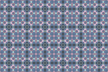 Seamless Background Luxury Art Textile Interior Perspective Fabric Symmetric Cloth Wallpaper Texture Template Tile Digital Design Endless Shape Graphic Visual Decoration Geometric Fashion Pattern.