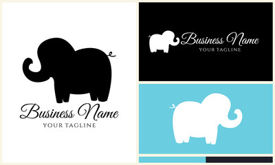 Cute Elephant Logo Designs.