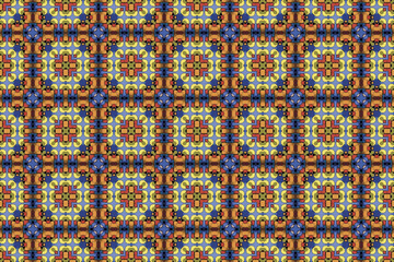 Seamless Texture Fabric Luxury Geometric Fashion Interior Perspective Graphic Cloth Background Design Digital Art Tile Endless Textile Visual Symmetric Template Wallpaper Decoration Shape Pattern.