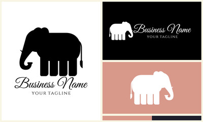 Elephant Logo Design Variations. (11)