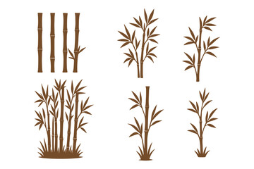 Realistic bamboo stick vector eps file 10 