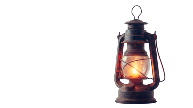 old oil lamp
