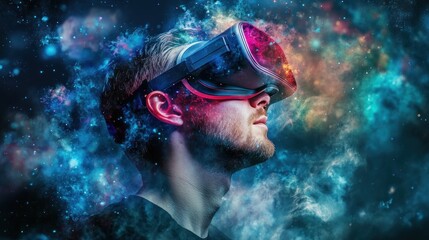 VR experience, cosmic