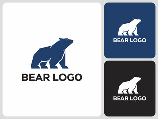 Obraz premium bear logo vector