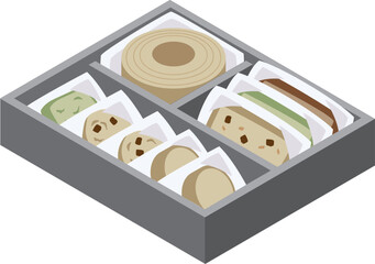 ギフトの焼き菓子詰め合わせ箱