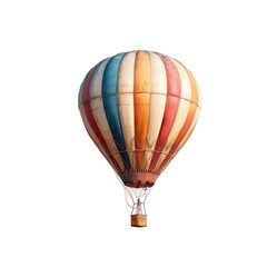 Obraz premium Colorful vintage hot air balloon