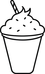 vector illustration of a cup of tea