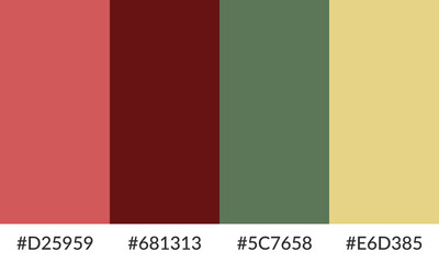 Naklejka premium Abstract color palette banner versatile collection of shade and swatch