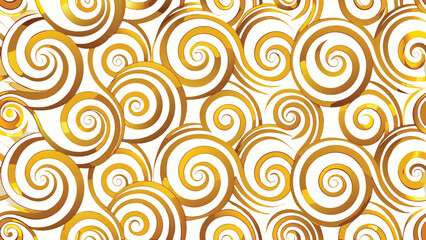 Fototapeta premium Seamless pattern of china clouds in doodle vintage style. 