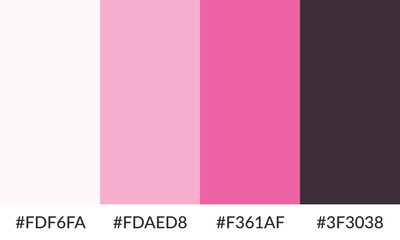 Abstract color palette banner versatile collection of shade and swatch