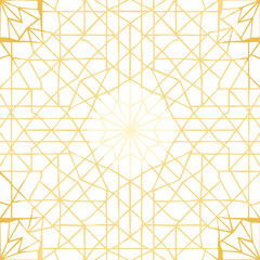 Fototapeta premium Seamless abstract geometric pattern in islamic style 