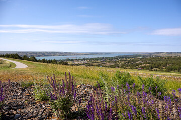 Chamberlain, South Dakota rest stop in June