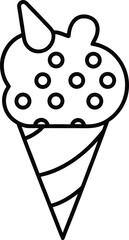 ice cream with chocolate