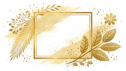 autumn leaves frame