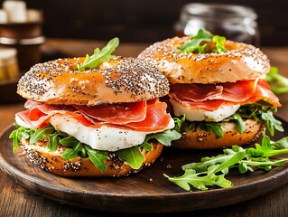 Bagel Bliss: Prosciutto & Dreams