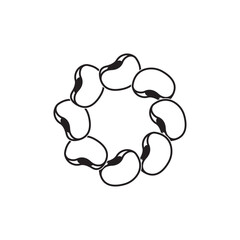 soybean symbol icon vector illustration design