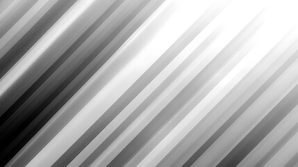 Obraz premium Diagonal gray and white striped pattern.
