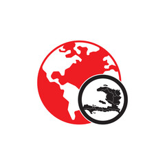 Isolated Haiti map symbol icon vector illustration design