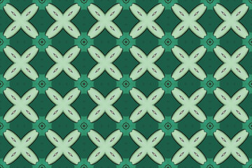 Seamless Shape Design Symmetric Wallpaper Luxury Textile Digital Endless Geometric Visual Graphic Background Decoration Interior Cloth Template Fashion Fabric Art Texture Perspective Tile Pattern.