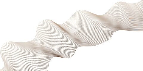 An Intricately Designed Abstract Vector Background Featuring Smooth, Undulating Wavy Lines That Create a Sense of Depth, Motion, and Modern Aesthetic Appeal for Digital Design Projects