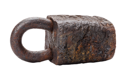 old rusty lock