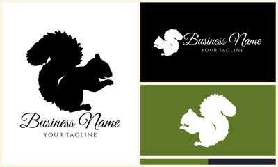 Squirrel Logo Design Variations.