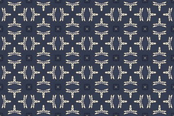 Seamless Shape Design Symmetric Wallpaper Luxury Textile Digital Endless Geometric Visual Graphic Background Decoration Interior Cloth Template Fashion Fabric Art Texture Perspective Tile Pattern.