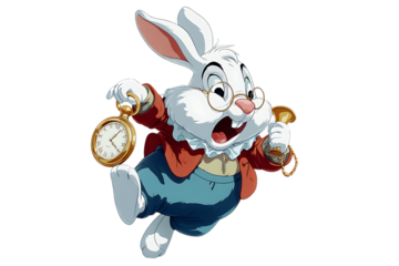 White Rabbit in a Hurry!