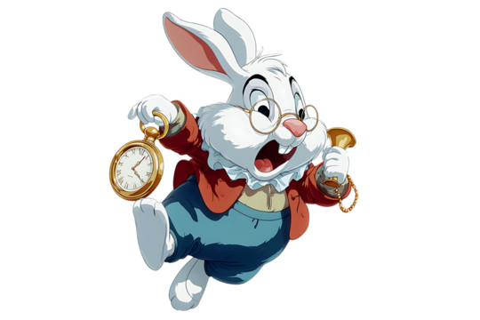 White Rabbit in a Hurry!