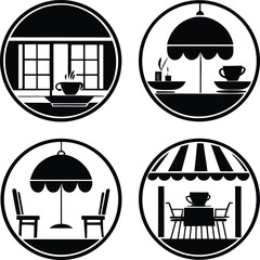 vector illustration of a cage