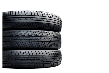 car tire isolated on transparent background