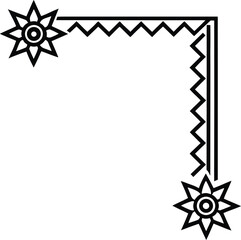 ethnic Mexican embroidery frame