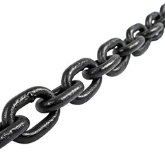 Obraz premium Closeup of a Strong Durable Metal Chain