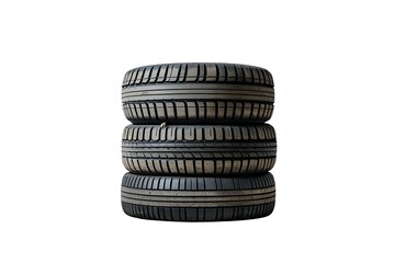car tire isolated on transparent background