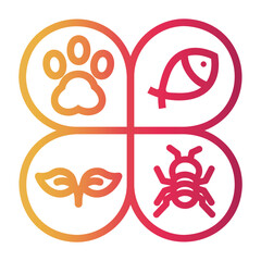 conservation Line Gradient Icon