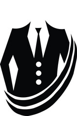 black silhouette of a man and Art & Illustration