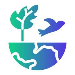 conservation Gradient icon