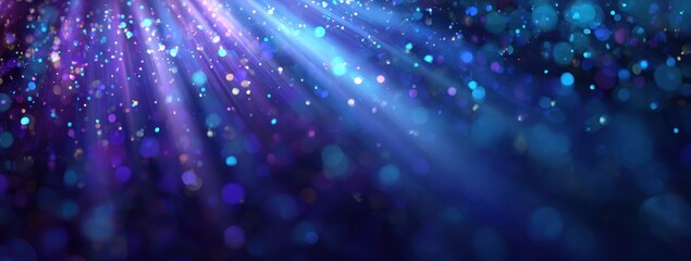 Obraz premium Abstract vibrant light rays with bokeh